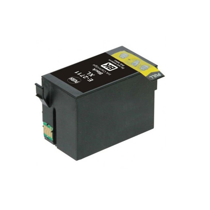 Epson T2711 utángyártott tintapatron, fekete
