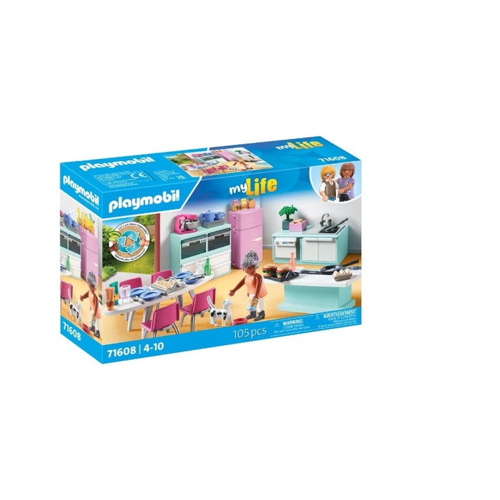 Set de joaca Playmobil - Bucatarie cu loc de luat masa