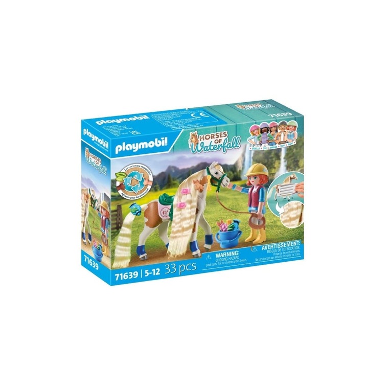Set de joaca Playmobil - Ellie si cal cu par