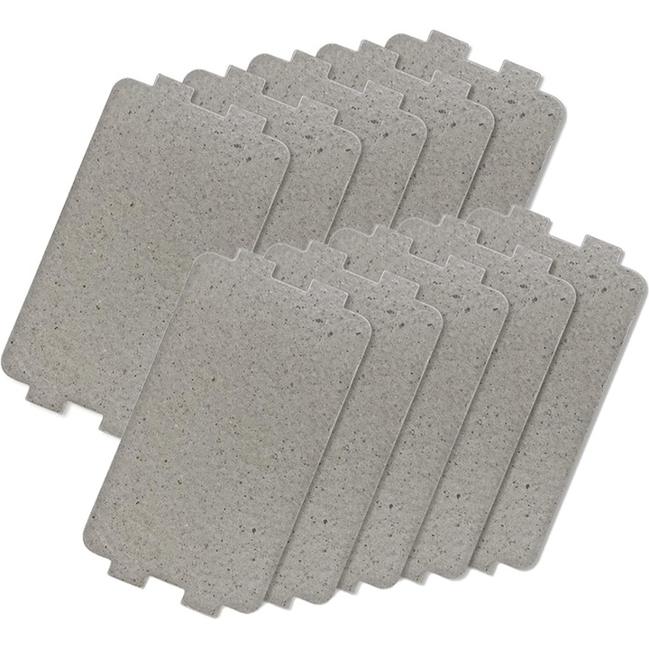Set 10 foi de mica pentru cuptor cu microunde, COMEWE, 6.5x11.5cm, rezistente la caldura, izolatie