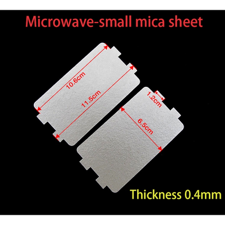 10 db csillámlap készlet mikrohullámú sütőhöz, COMEWE, 6,5x11,5 cm ...