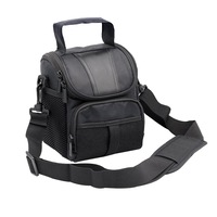 Geanta impermeabila de umar pentru camera foto DSLR, SINBINTA, Reglabil compartimentat, Respirabil, Rezistent la uzura, Inchidere cu fermoar, Durabil, Poliester, 14x12x17cm, Negru