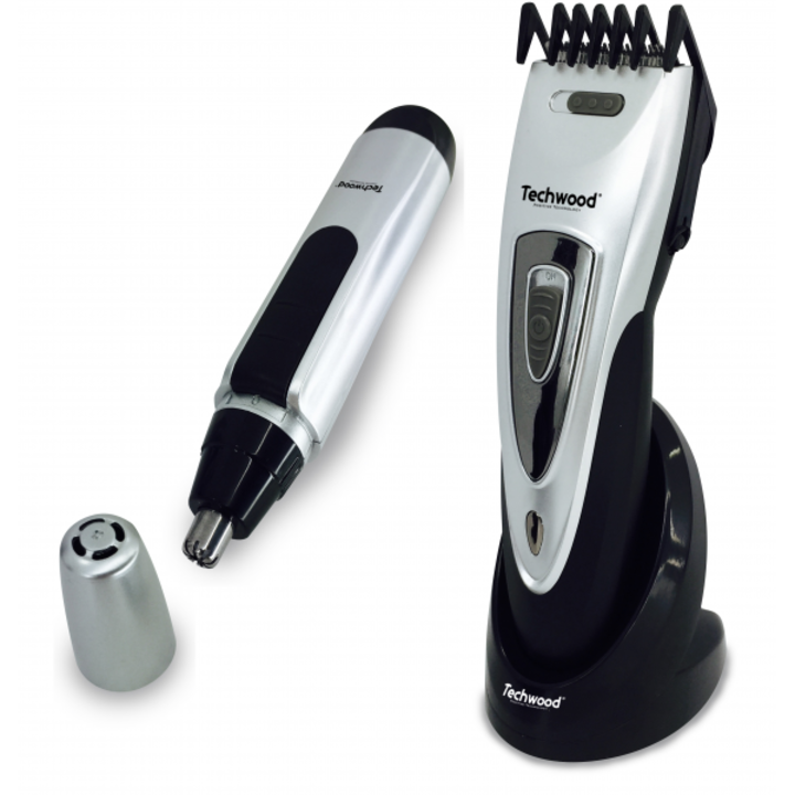Set trimmer + trimmer nazal Techwood TTN-980