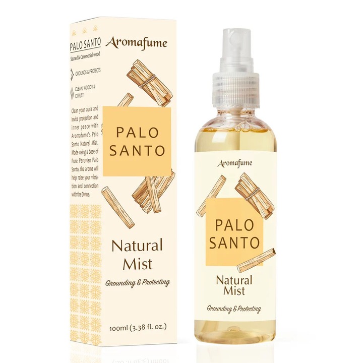 Spray de camera smudge palo santo, Aromafume, 100ml