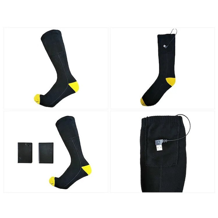 Sosete (Ciorapi) Incalzite Electric cu Baterii - marimea 35-40