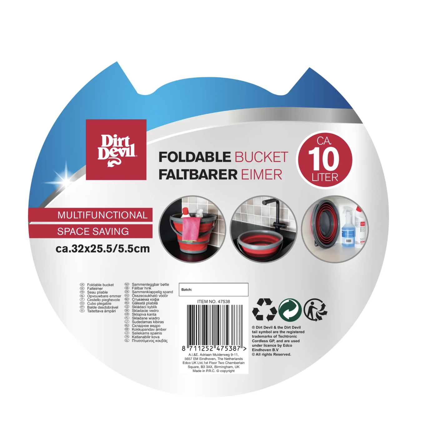 Galeata pliabila Dirtdevil 10 L - eMAG.ro