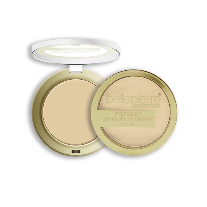 Pudra de corectare Banana Powder Compact Bellapierre, Light 8 g