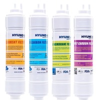 Set filtre dozator de schimb la 1 an (Sediment+Precarbon+U.F+Postcarbon) by HY Waco