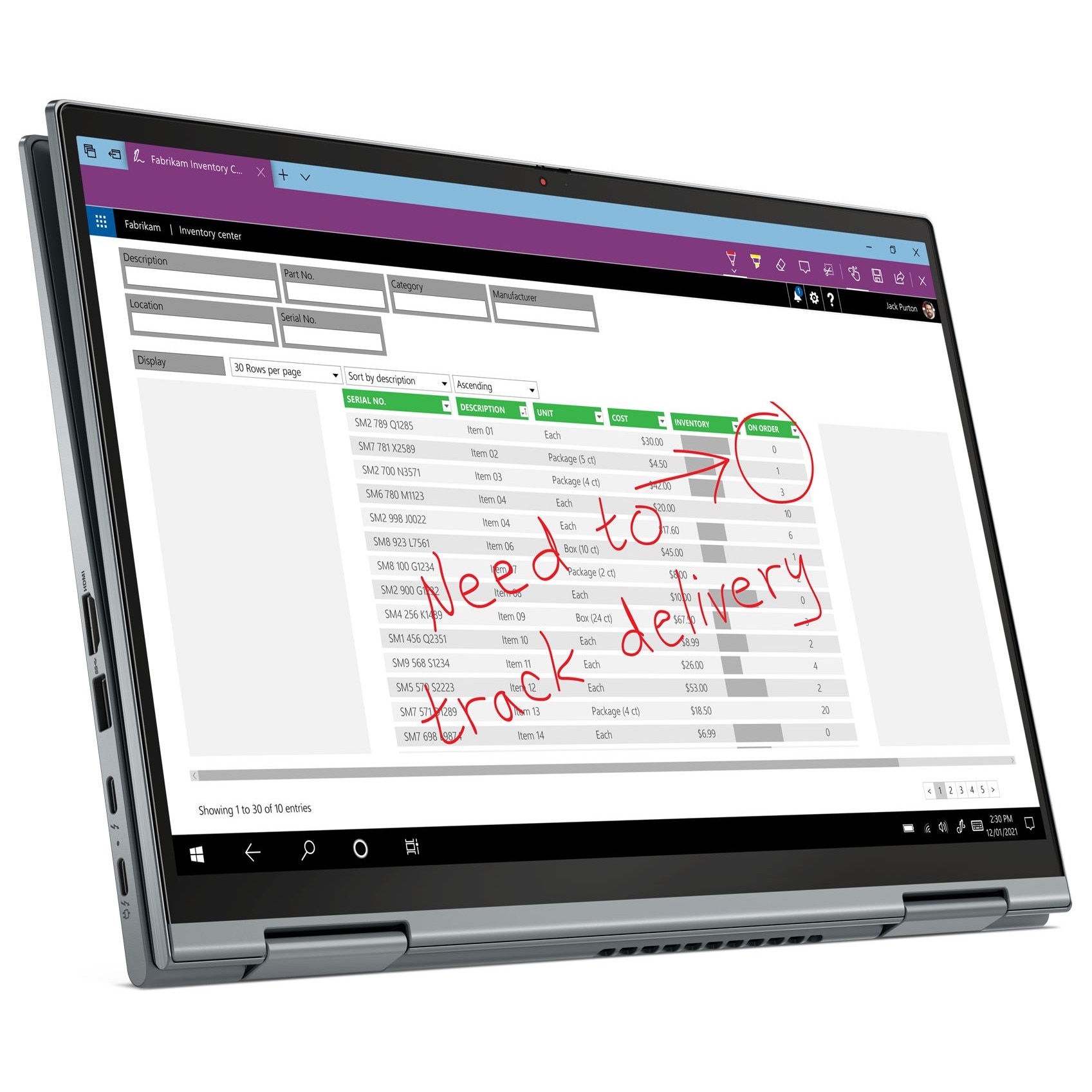 Laptop 2 in 1 Lenovo ThinkPad X1 Yoga Gen 6, 14