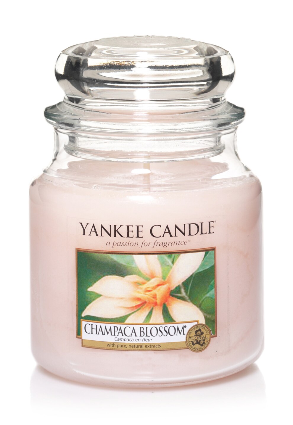 Yankee Candle Lumanare parfumata medie in borcan Champaca Blossom
