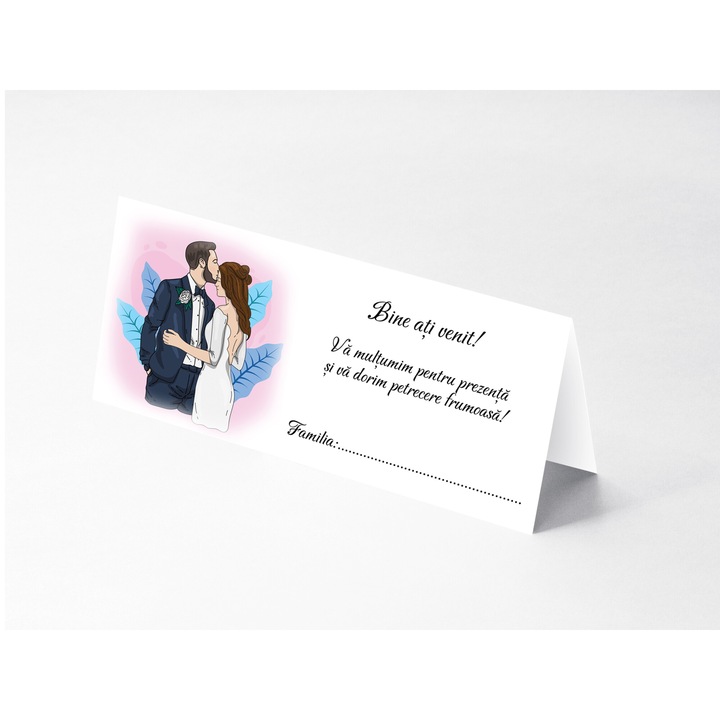 Plic bani pentru Nunta, Set 10 bucati, cu buzunar interior lipit, Model Miri 2, 21 x 9 cm