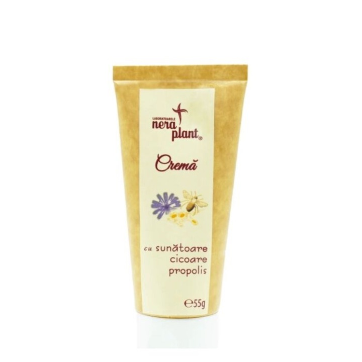 Crema de fata Nera Plant cu sunatoare si cicoare, 55g, pentru ten normal,  hidratanta, emolienta - eMAG.ro