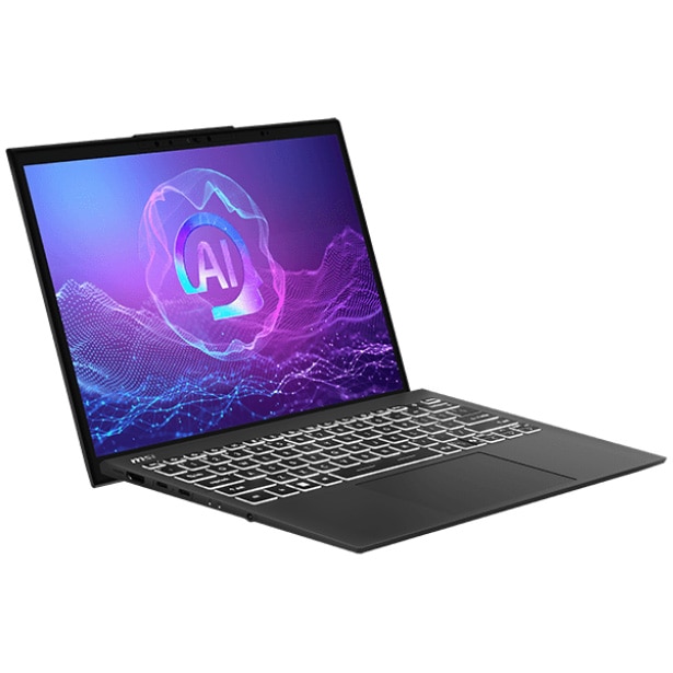 Laptop MSI Prestige 13 AI+ Evo A2VMG cu procesr Intel® Core Ultra 7 258V pana la 4.8GHz, 13.3'', IPS, 32GB LPDDR5x RAM, 1TB SSD, , Intel® Arc™ Graphics, Windows 11 Home, Gray-Black-Stellar
