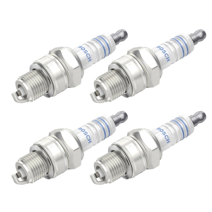 4 db Bosch gyújtógyertya készlet Hercules, Hyosung, PGO motorkerékpárokhoz, Sachshoz