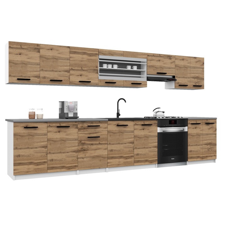 Italia 3 konyhabútor készlet Wotan BELINI tölgy munkalappal