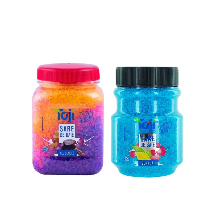 Set Toji Sare de baie Senzual 1 kg + Sare de Baie, Toji, All Senses 1 kg