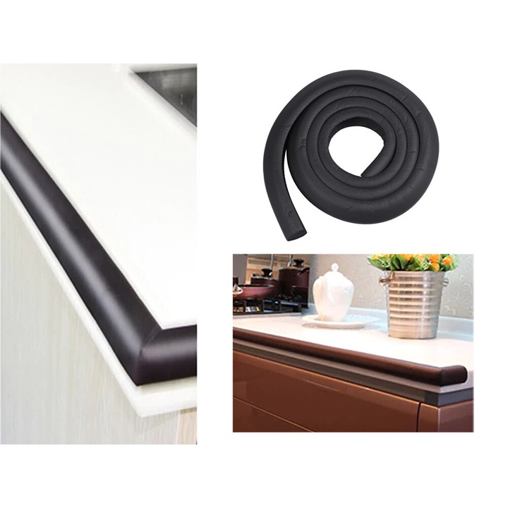 Habvédő szalag, Zola, 3x3x200 cm, fekete