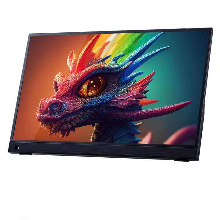 Hordozható monitor, 17,3 hüvelykes IPS laptop mobiltelefon TYPE-C, számítógépes HDMI kiterjesztésű osztott képernyő, egysoros közvetlen csatlakozás, 1080P HD kijelző, többféle eszközzel kompatibilis, ultra vékony, könnyű