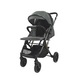 Carucior sport, cu maner reversibil, suspensii pe cadru, pliabil si troler, C1 Negru