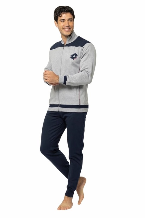 Trening barbati Lotto LA2026, Gri | Albastru, 2XL