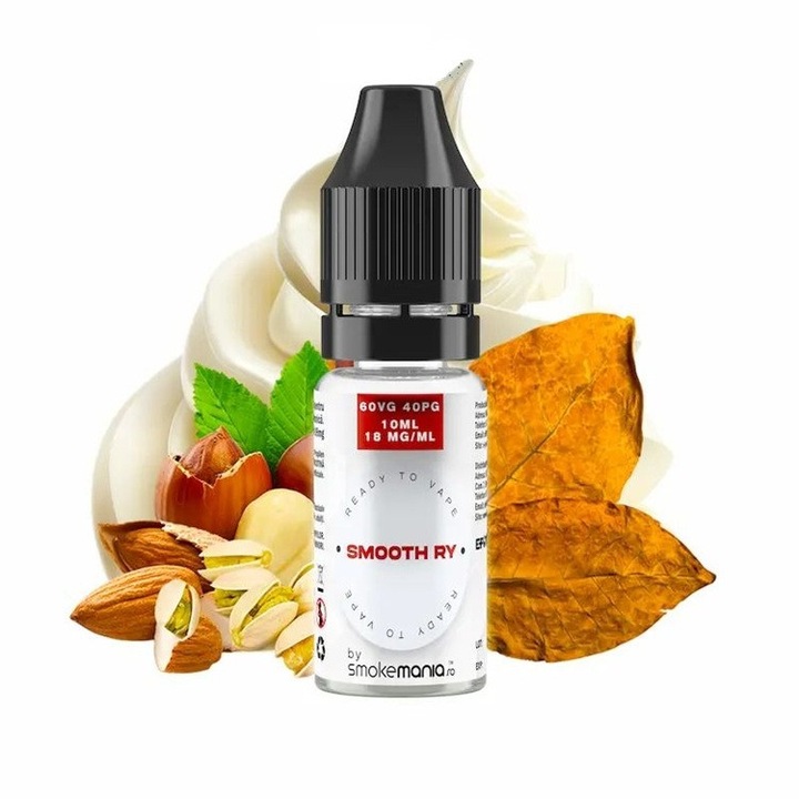 Lichid Tigara Electronica SmokeMania - Smooth RY, 10ml, 18mg/ml