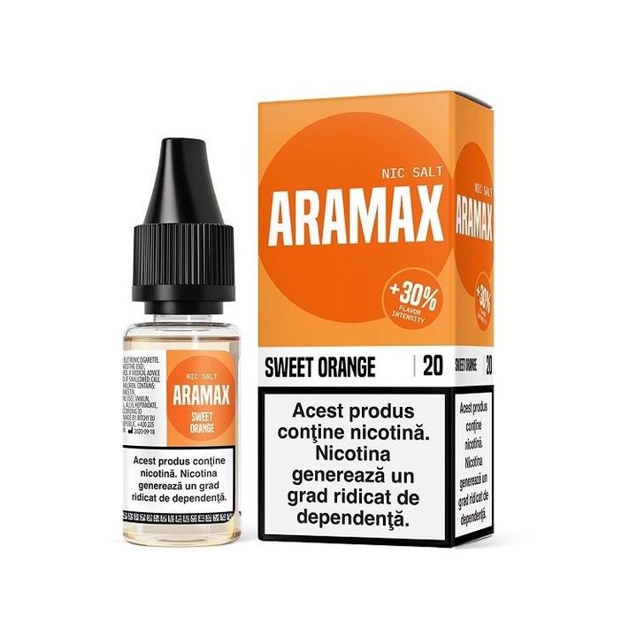 Lichid Tigara Electronica Aramax Salt - Sweet Orange, 10ml, 20mg/ml