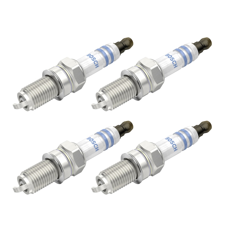 Комплект от 4 свещи Bosch за Abarth 500, 595, Alfa Romeo Giulietta, Mito, Fiat 500, Bravo, Doblo, Linea, Punto, Tipo, Jeep Renegade