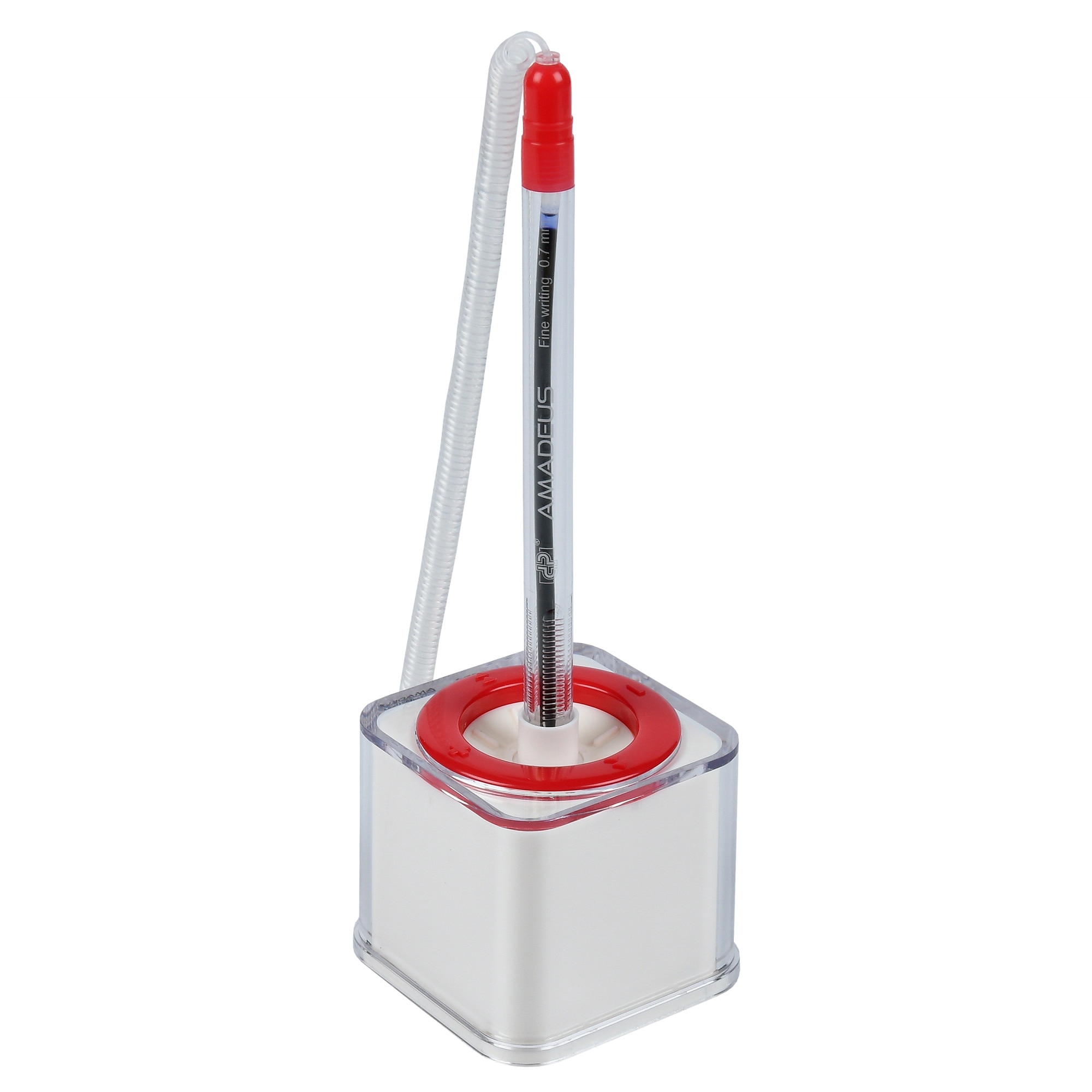 Pix cu suport Alb cu Rosu DP Collection - AMADEUS