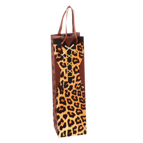 Punga cadou pentru sticla DP Collection, model dama (Leopard)