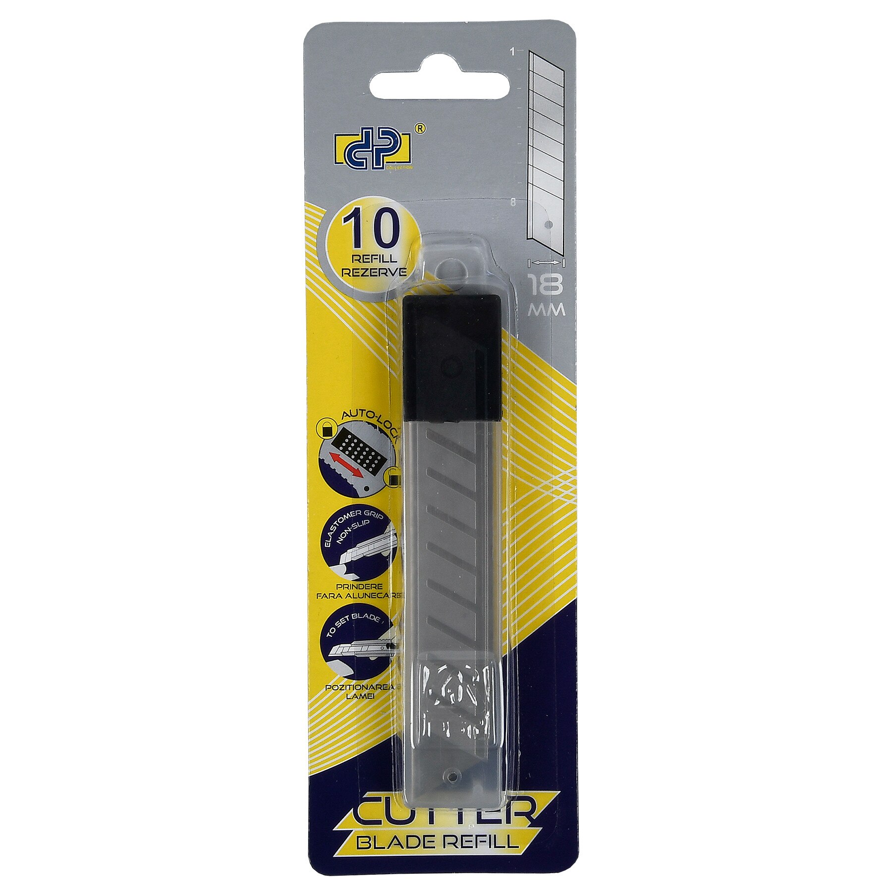 Rezerva pentru cutter mare (18 mm), 10 buc/set, DP Collection - Office