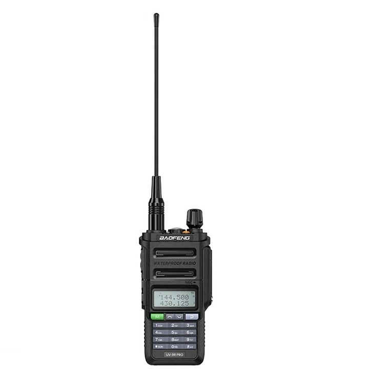 Post radio, Baofeng, UV-9RPRO, 10W, IP68 impermeabil, 128 canale, baterie 4800 mAh