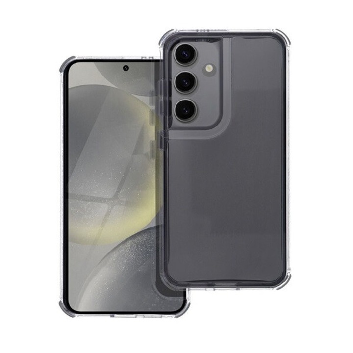 Matrix Samsung Galaxy A15 4G / A15 5G kompatibilis hátlap tok kameravédő peremmel, fekete