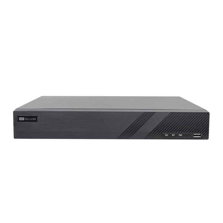 NVR PNI House 3104H1 с IP 4CH POE 8MP, 4K изход, AI функции, ONVIF, 1 x SATA 10TB, 1 x Gigabit LAN