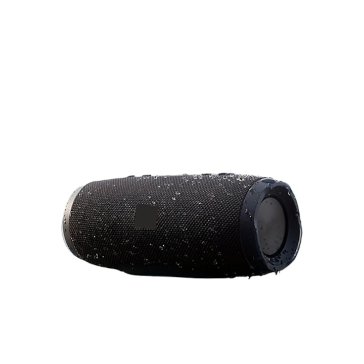 Macvi® hordozható hangszóró, Charge 3,Bluetooth, 2x10W, USB, SD kártya, PowerBank funkció, vízálló, 6000 mAh, fekete