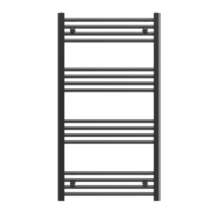 Radiator De Baie, Granitan, Breno, 60x110 cm, Calitate Ridicata A Constructiei, Utilizare De Lunga Durata, Materiale Premium, Design Modern, Apa, 499 W, Negru