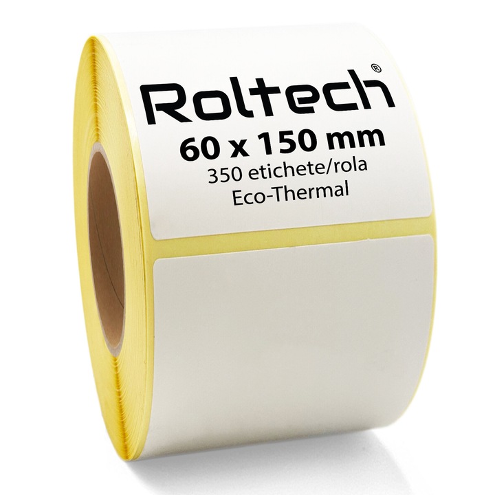 ROLTECH® termikus címketekercs, 60 x 150 mm, 350 címke/tekercs