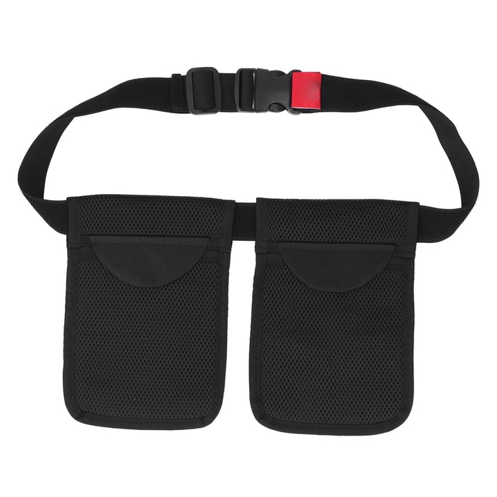 Husa pentru drenaj, Mmgoqqt, ajustabila, plasa, 2 buzunare, negru