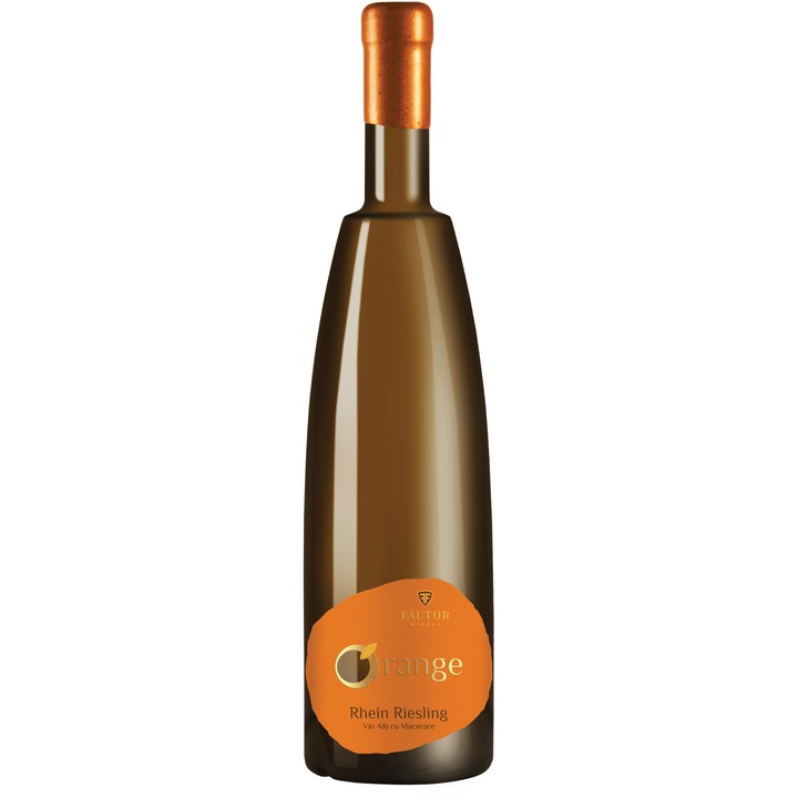 Vin Alb Fautor Orange, Rhein Riesling, Sec, 0.75l