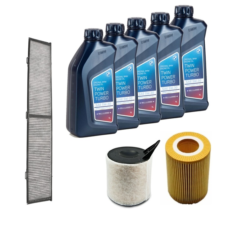 Pachet revizie filtre si ulei BMW Seria 3 E90, E91 LCI 320i - tip motor N43