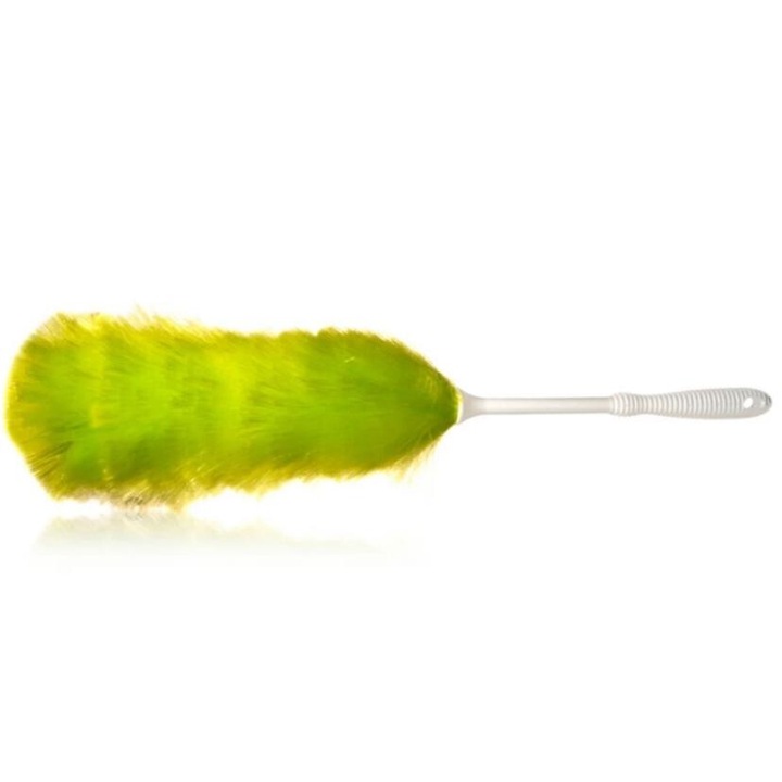 Pamatuf cu fibre electrostatice de atragere a prafului, maner ergonomic