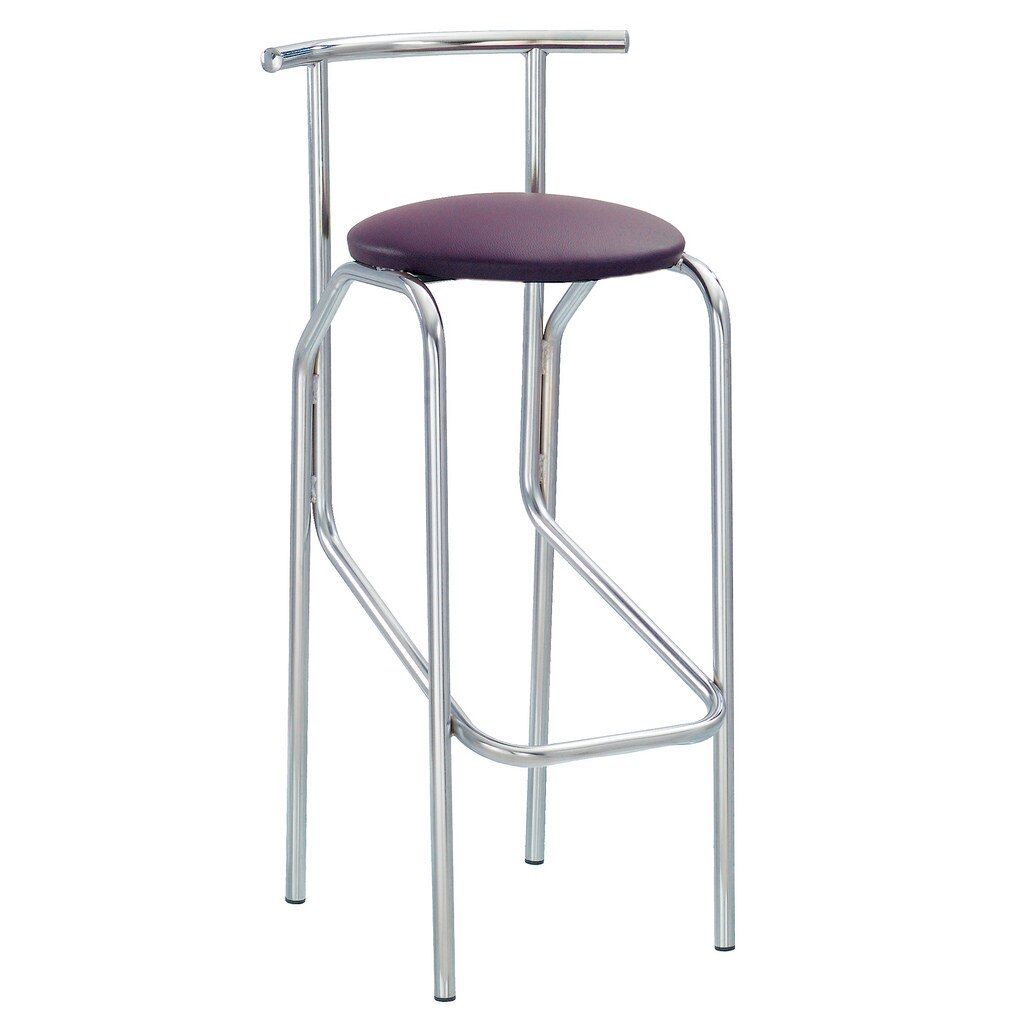 Scaun bar cafenea JOLA, Mov piele ecologica