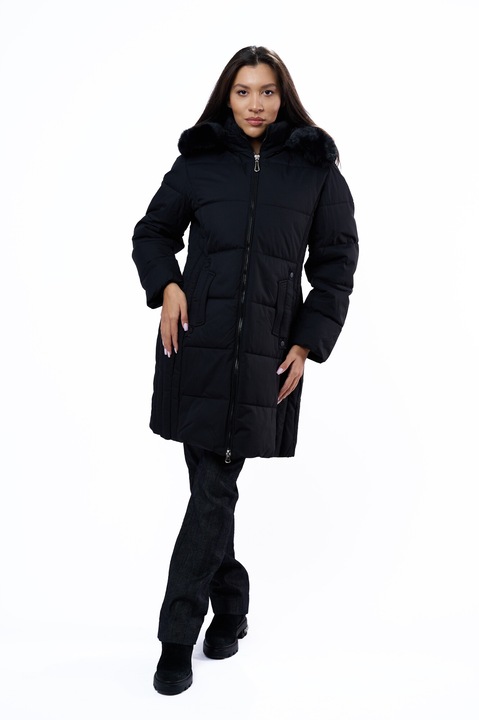 Geaca dama 8607, Negru