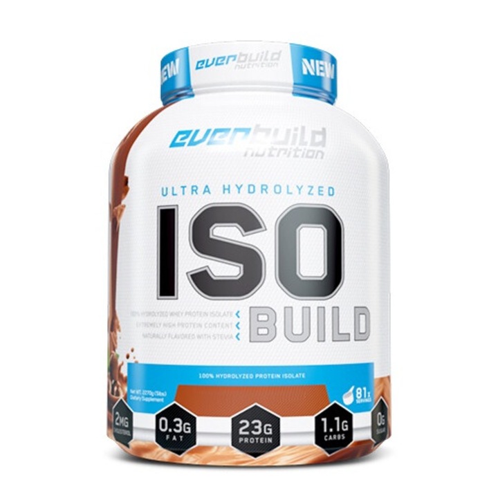 Хранителна добавка, Everbuild, Iso Build, бисквити и сметана, 2270 g