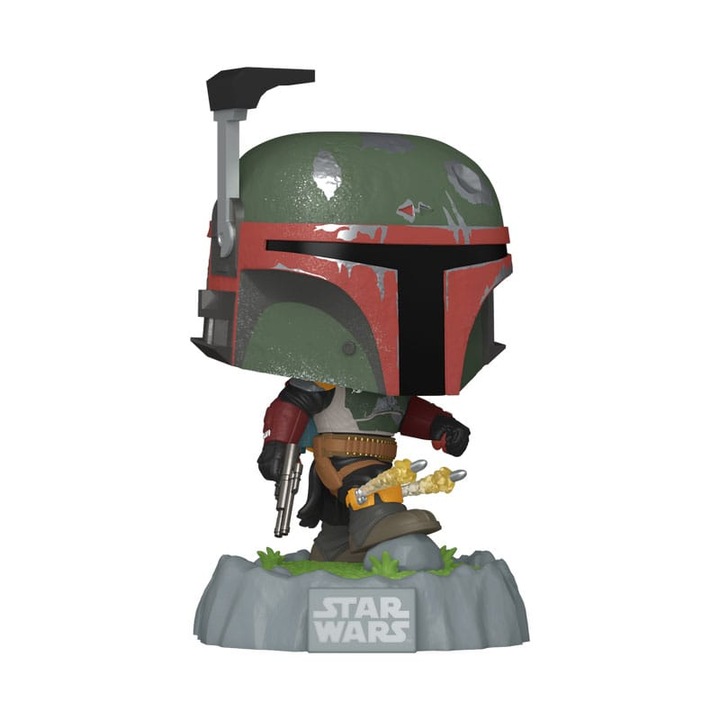 Funko POP Star Wars 734 Boba Fett figura, 10cm, részletgazdag kivitelben