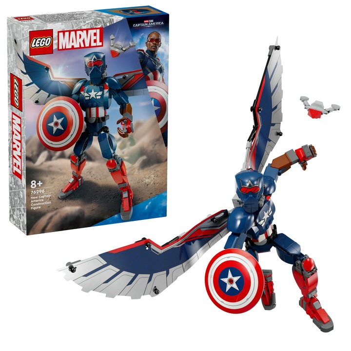 LEGO Marvel – Amerika Kapitány és a Red Hulk csata 76296, 359 darab