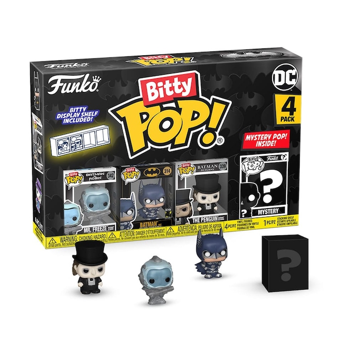 Set figurine Funko Bitty Pop! 4-Pack DC: Batman 85th - Mr. Freeze
