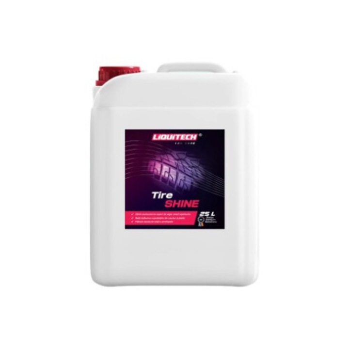 Gumiabroncs karbantartási megoldás, Liquitech Tire Shine, 25l