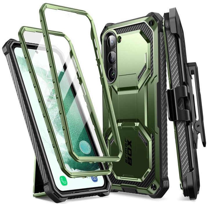 Husa de protectie compatibila cu Samsung Galaxy S23, PC, Verde