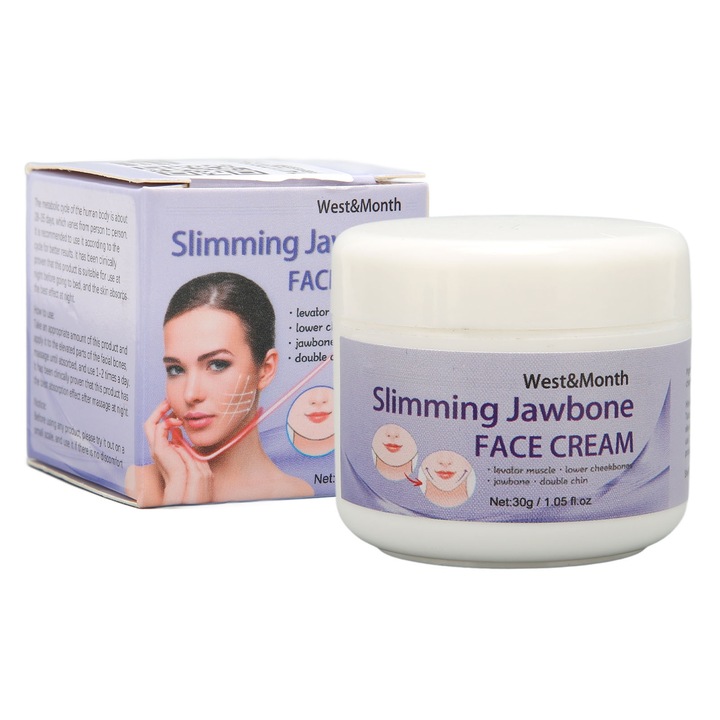 West&Month arckrém, 30g, arcvékonyító, bőrfeszesítő, vegyszermentes