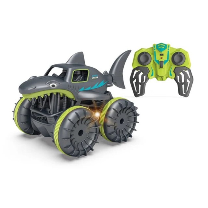 Masina cu Telecomanda „Rechinul Turbo”, cu verde